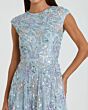 Mac Duggal 5647 Jewel Neck Cap Sleeve Dress