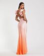 Mac Duggal 68500 Lace-Up Back Ruffle Strap Ombre Dress