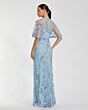 Mac Duggal 68810 Flutter Sleeve Jewel Neck Dress
