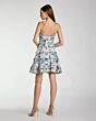 Mac Duggal 8257 Ruffle Strap Floral A-Line Short Dress