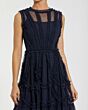 Mac Duggal 8289 High Neck Ruffle Hem Sleeveless Dress