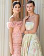 Mac Duggal 8432 Ruffle Off The Shoulder Blush Dress