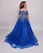 Ava Presley 38041 Straight Neck Cold-Shoulder Mini Pageant Dress