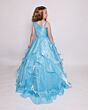 Ava Presley 39887 Asymmetric Neck Ruffle Skirt Mini Pageant Gown