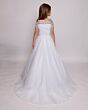 Ava Presley 39888 Ruched Bodice Cold-Shoulder Mini Pageant Gown