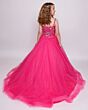 Ava Presley 39896 Beaded Bodice Thin Strap Mini Pageant Gown