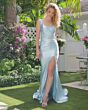 Ava Presley 40031 Embellished Corset One Shoulder Dress