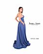 Jessica Angel 2508 Slit Skirt Ruched Strapless Dress