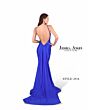 Jessica Angel 2514 Tail Train Scoop Neck Backless Dress