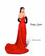 Jessica Angel 2578 Opera Gloves Long Train Strapless Dress
