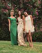 Ieena for Mac Duggal 27109 Square Neckline Ruffle Sleeve Dress