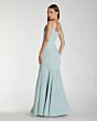 Mac Duggal 13224 Scoop Neck Powder Blue Trumpet Dress