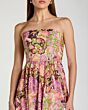 Mac Duggal 56386 Strapless A-Line Floral Sequin Orchid Dress