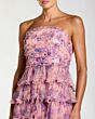 Mac Duggal 8420 Strapless A-Line Ruffle Orchid Dress