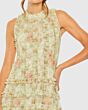 Mac Duggal 8484 Ruffle Hem Sleeveless Sage Dress