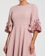 Mac Duggal 9911854P Rose Pink Full Skirt Scoop Neckline Dress