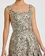 Mac Duggal 21054 Pleated A-Line Skirt Buckle Belt Dress