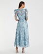 Mac Duggal 68193 Puff Sleeve Jewel Neck Mother Of The Bride Dress