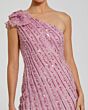 Mac Duggal 94221 Beaded Floral One-Shoulder Mother Of The Bride Dress