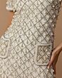 Mac Duggal 10097 Jewel Neck Beaded Oyster Short Dress