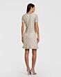 Mac Duggal 10097 Jewel Neck Beaded Oyster Short Dress