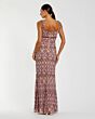 Mac Duggal 10108 Orchid Purple Geometric Square Neck Dress