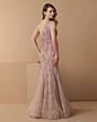 Mac Duggal 20482 Sleeveless One-Shoulder Rose Lace Dress