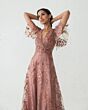 Mac Duggal 20486 A-Line Flutter Sleeve Embroidered Dress