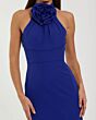 Mac Duggal 50053 Rosette Neck Sleeveless Dress