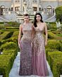 Mac Duggal 6144 Strapless A-Line Gold Amethyst Dress