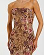 Mac Duggal 6193 Strapless Floral Beaded Dress