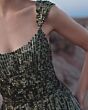 Mac Duggal 6205 Scoop Neck A-Line Sequin Dress