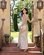 Mac Duggal 6249 Sleeveless Fitted Nude Ombre Dress