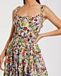 Mac Duggal 8256 Ankle-Length Floral A-Line Dress