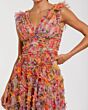 Mac Duggal 8303 Floral A-Line Sleeveless Dress