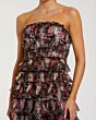 Mac Duggal 8351 Strapless A-Line Tiered Ruffle Skirt Dress