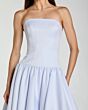 Mac Duggal 56270 Drop Waist Strapless Powder Blue Dress