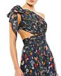 Mac Duggal 67938 One Shoulder Floral Print Dress