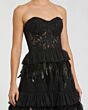 Mac Duggal 49194 Sweetheart Neck Feather-Accented Skirt Dress