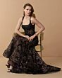 Mac Duggal 79472 Sleeveless Black Mermaid Lace Dress