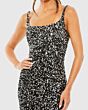 Mac Duggal 9910705P Pink Sleeveless Square Neckline Dress