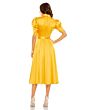 Ieena for Mac Duggal 26628 Puff Sleeve Surplice Bodice Dress