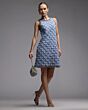 Mac Duggal 9432 Powder Blue Sleeveless Jewel Neck Dress