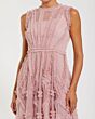 Mac Duggal 8289 High Neck Ruffle Hem Sleeveless Dress