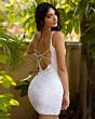 Primavera Couture 3572 Strappy Back Sequin Dress