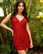Primavera Couture 3572 Strappy Back Sequin Dress