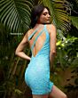 Primavera Couture 3573 Strappy Back One Shoulder Dress