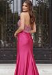 Jovani 43396 Beaded Corset Bodice Strapless Dress