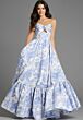 Jovani 47328 Rosette Bust Ruffle Hem Corset Dress
