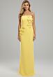 Jovani 46884 Back Slit 3D Flowers Dress